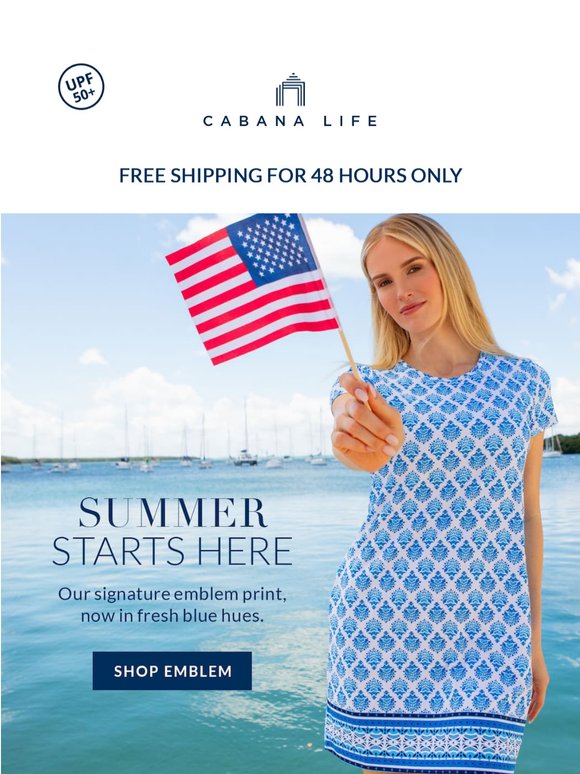 SUMMER STARTS HERE: FREE SHIPPING FOR 48 HOURS ⛱️