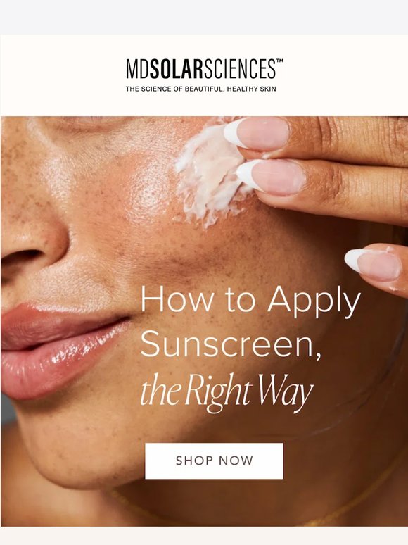 The sunscreen trick you need to know ✨