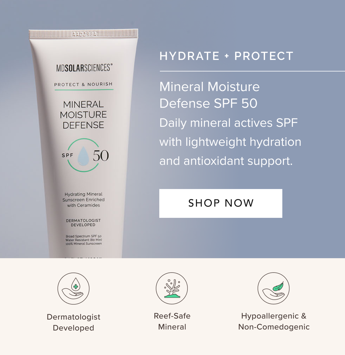 Mineral Moisture Defense SPF 50