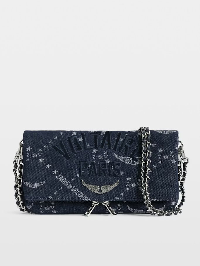 Pochette Rock Denim Monogram