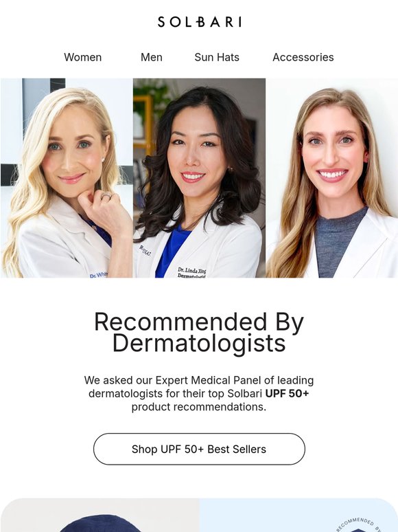 Dermatologists recommend Solbari