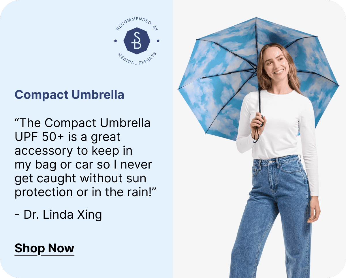 Women's Compact Umbrella UPF 50+