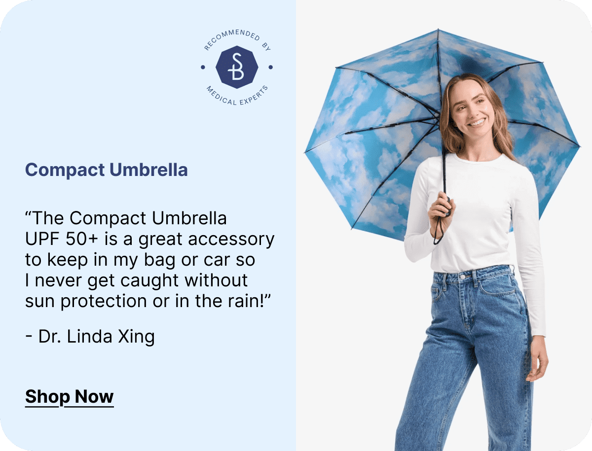 Women's Compact Umbrella UPF 50+