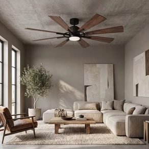 60" Oretha Windmill 8 Blade Led Indoor Oil Rubbed Bronze Ceiling Fan with Remote And Light Kit Included