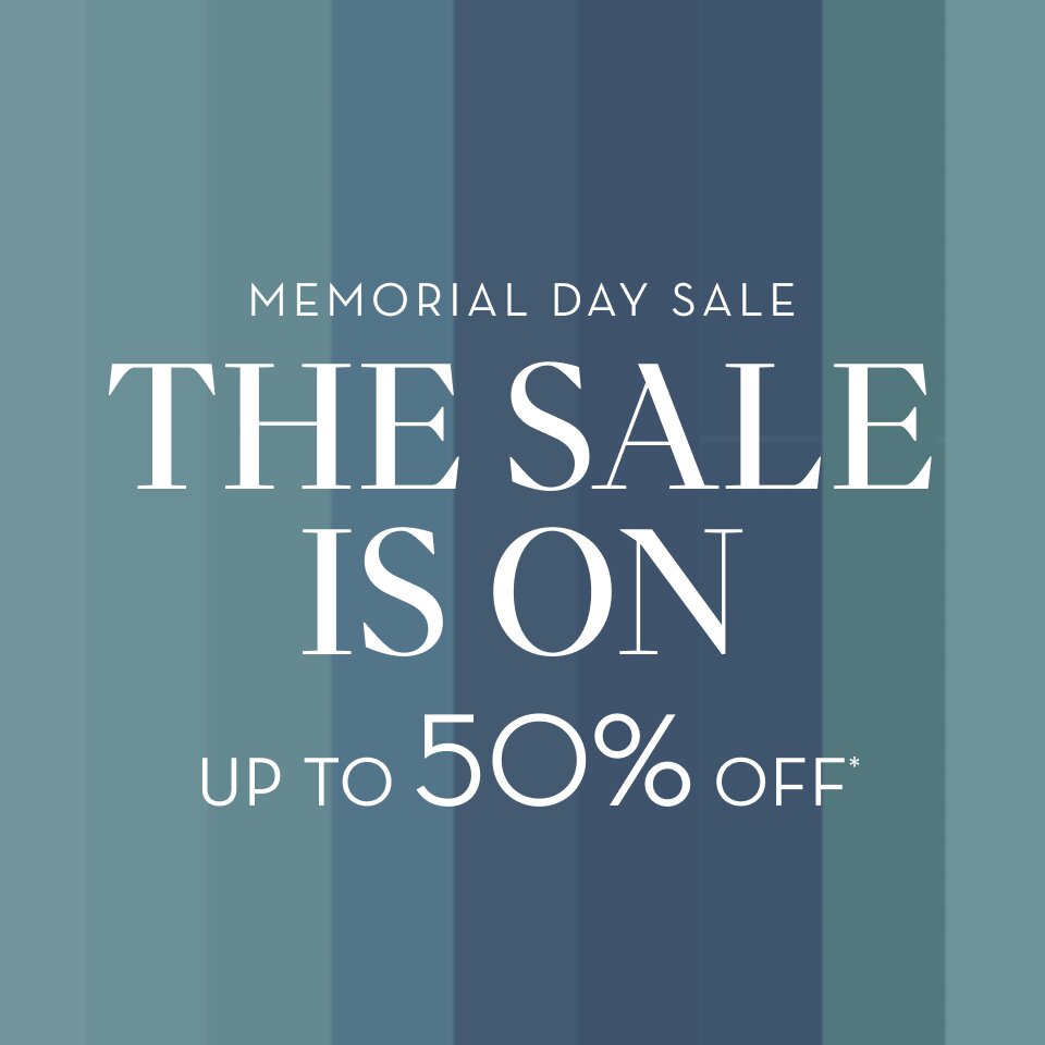 Memorial Day Sale starts now!