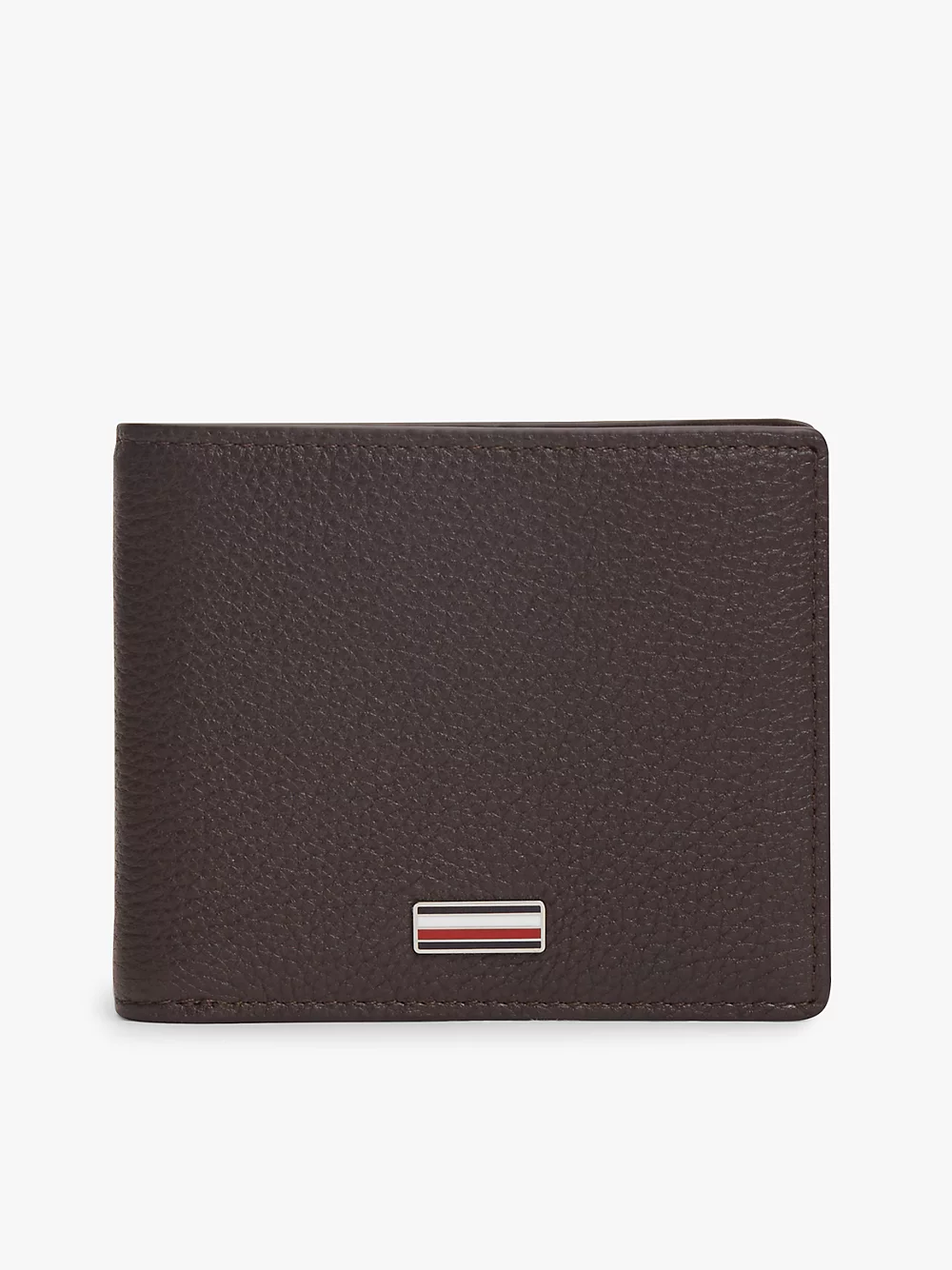 Leather Signature Plaque Bifold Wallet