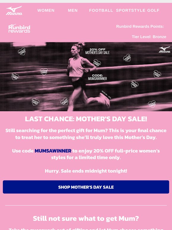 LAST CHANCE TO SPOIL MUM!