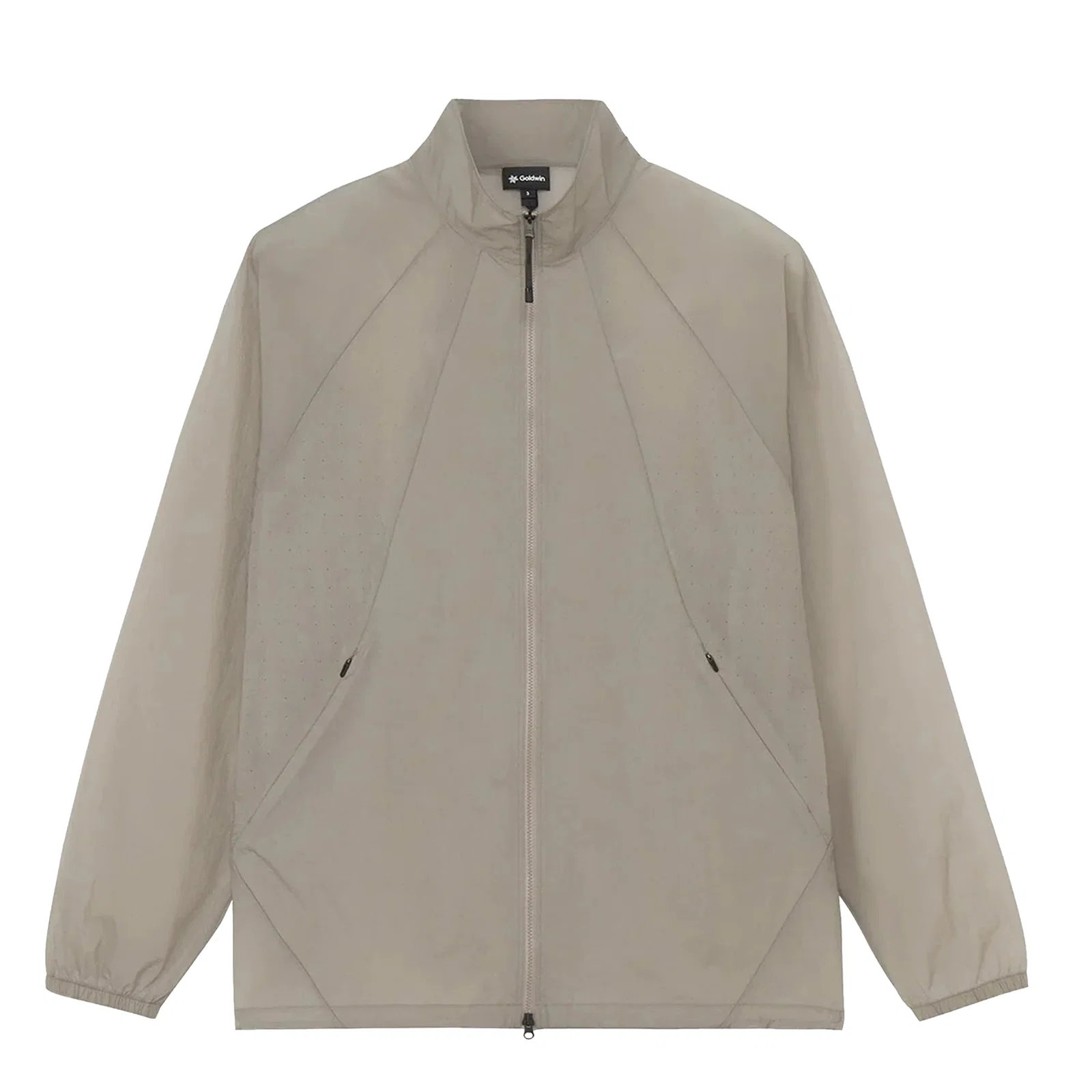 Image of Goldwin Sheer Nylon Wind Jacket Arid Beige