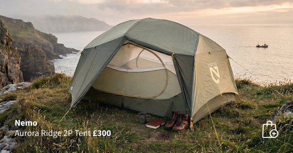 Nemo
 Aurora Ridge 2P Tent + Footprint
