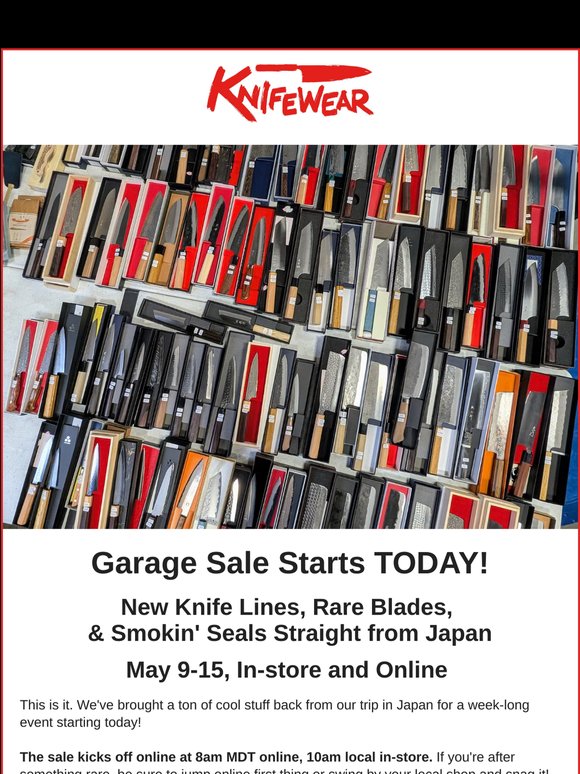 GARAGE SALE IS HERE!!!