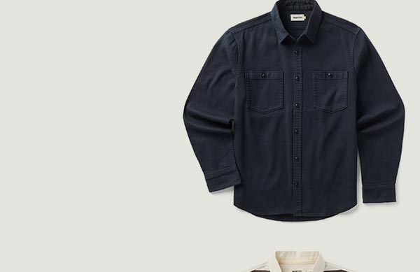 The Dispatch Shirt in Navy Broken Twill