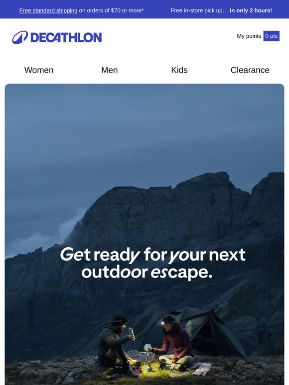 ⛺ Get ready for your next outdoor escape.