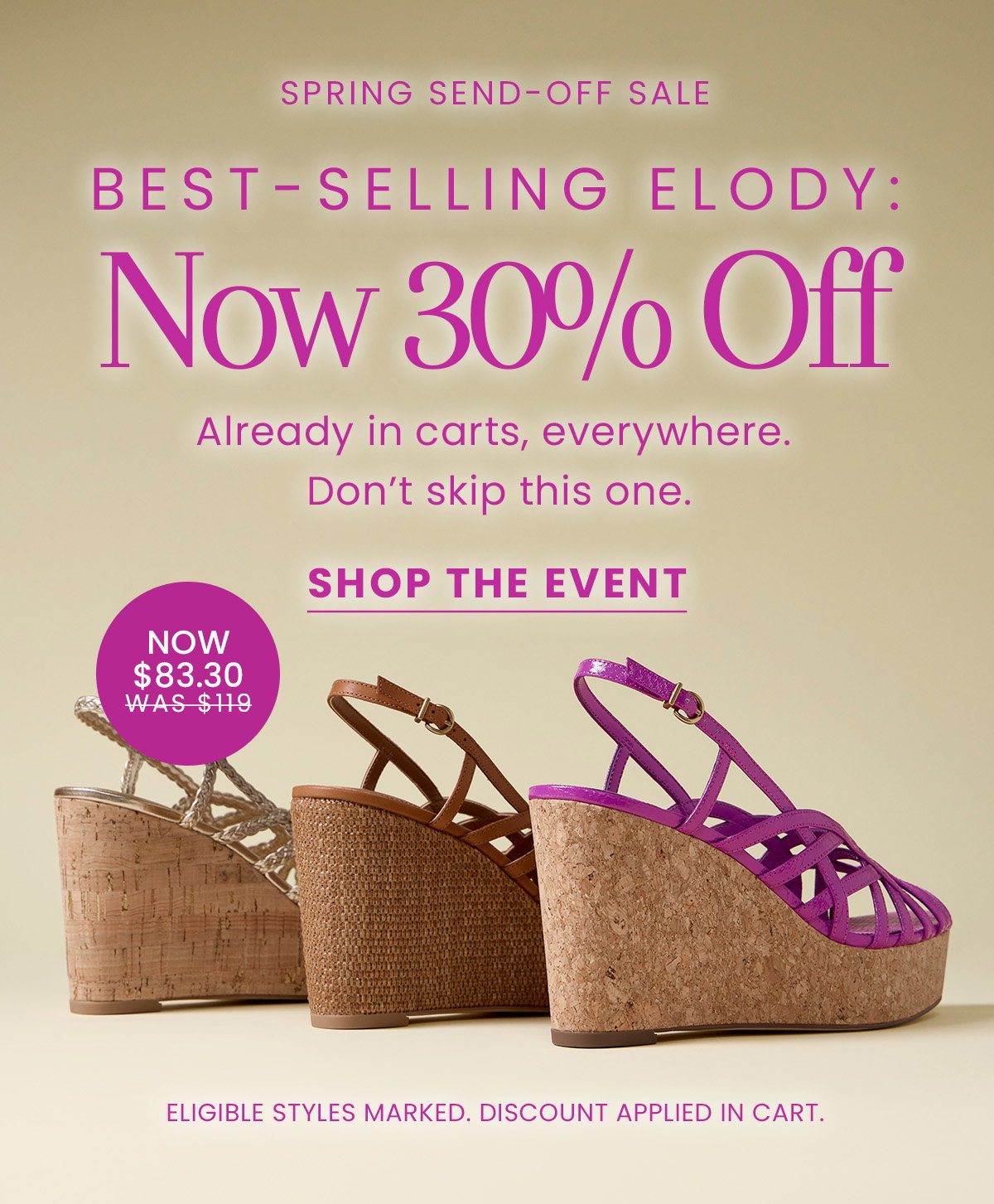 30% Off Sandals [Shop Now]