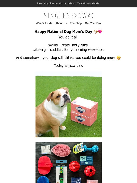 Happy Dog Mom Day 🐾 (You Deserve This)