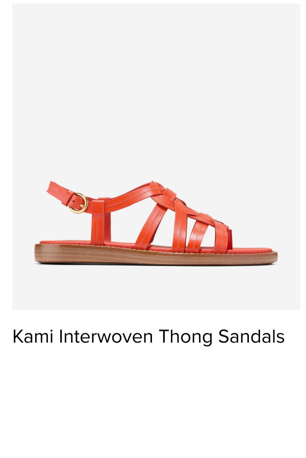 Kami Interwoven Thong Sandals
