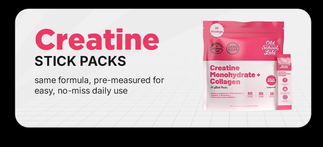 Creatine Monohydrate for Women - Stick Packs