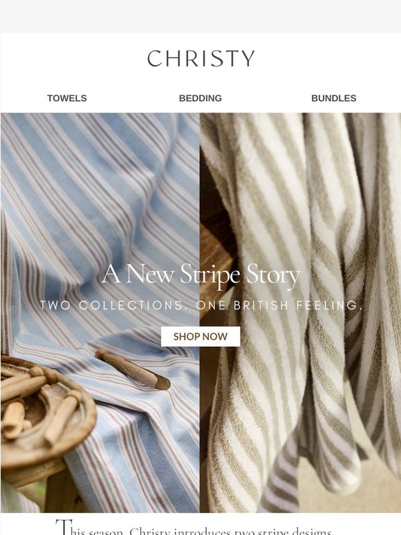 The Stripe Your Bathroom and Bedroom Have Been Waiting For.
