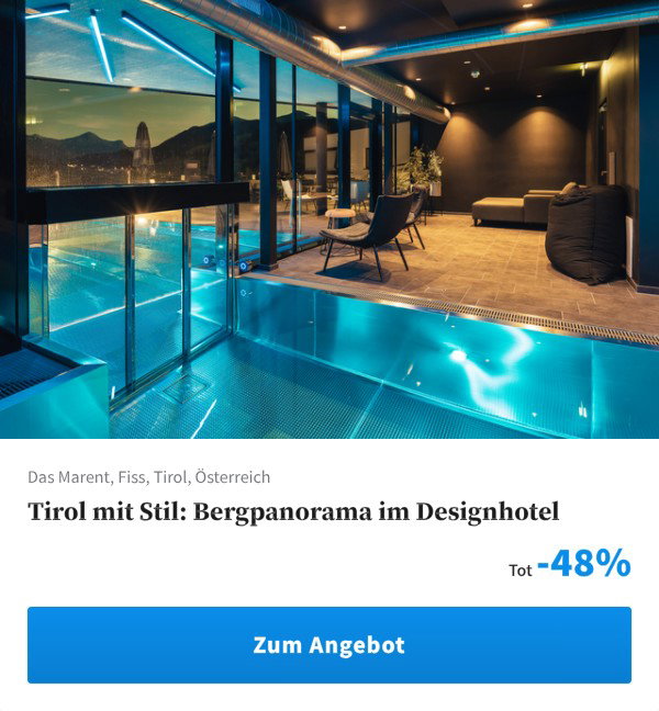 Tirol mit Stil: Bergpanorama im Designhotel