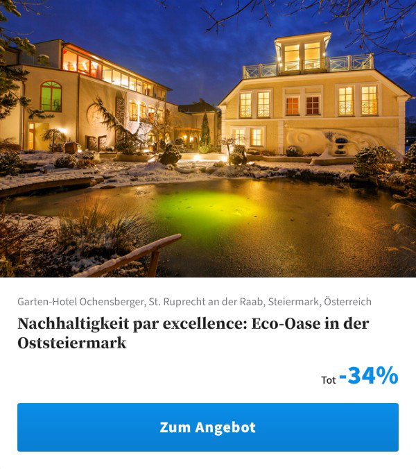 Nachhaltigkeit par excellence: Eco-Oase in der Oststeiermark