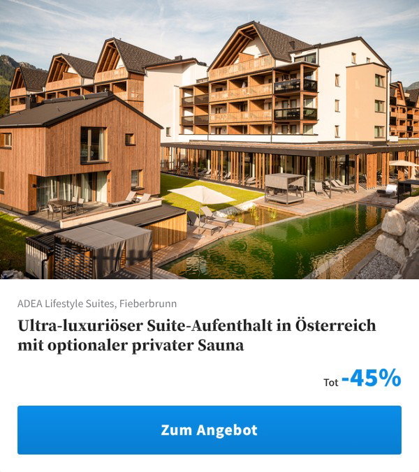 Ultra-luxuriöser Suite-Aufenthalt in Österreich mit optionaler privater Sauna