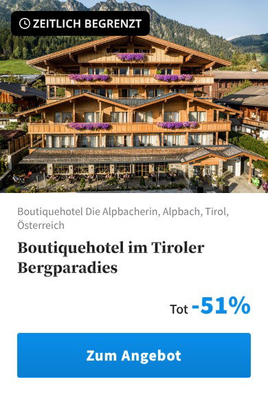 Boutiquehotel im Tiroler Bergparadies