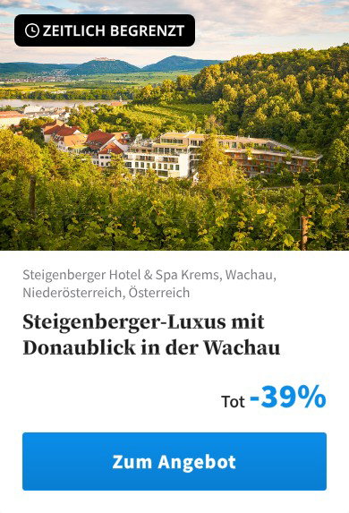 Steigenberger-Luxus mit Donaublick in der Wachau