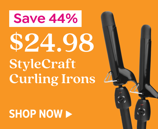 SHOP $24.98 STYLECRAFT CURLING IRONS