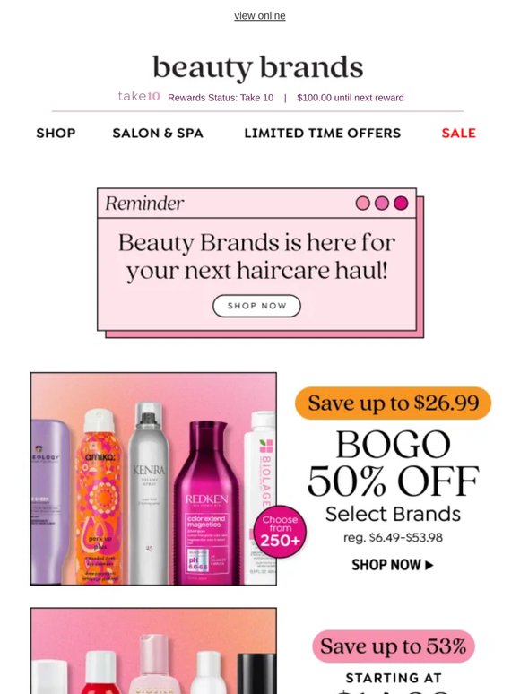 Everything H-A-I-R on sale!