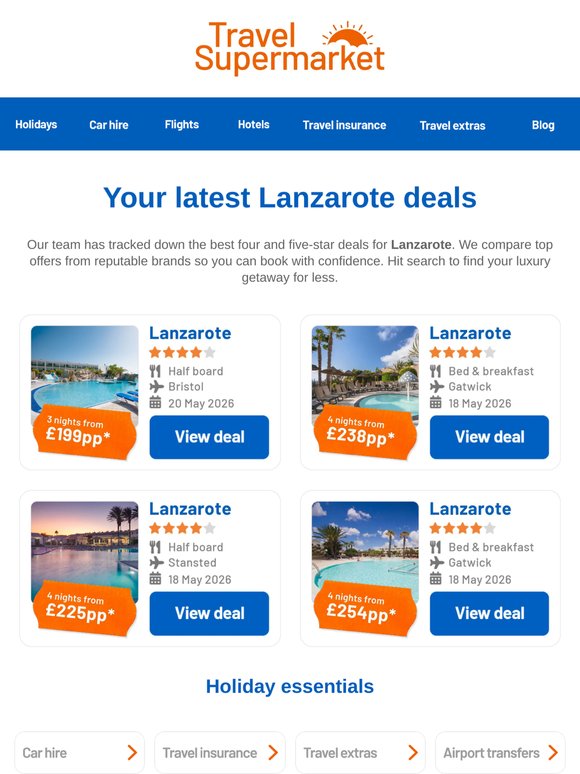 Luxury Lanzarote holidays for less ✨