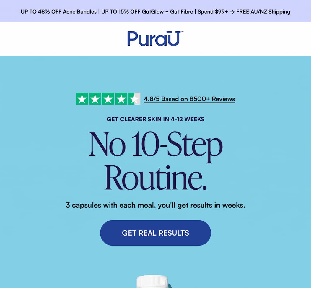 No 10-Step Routine.