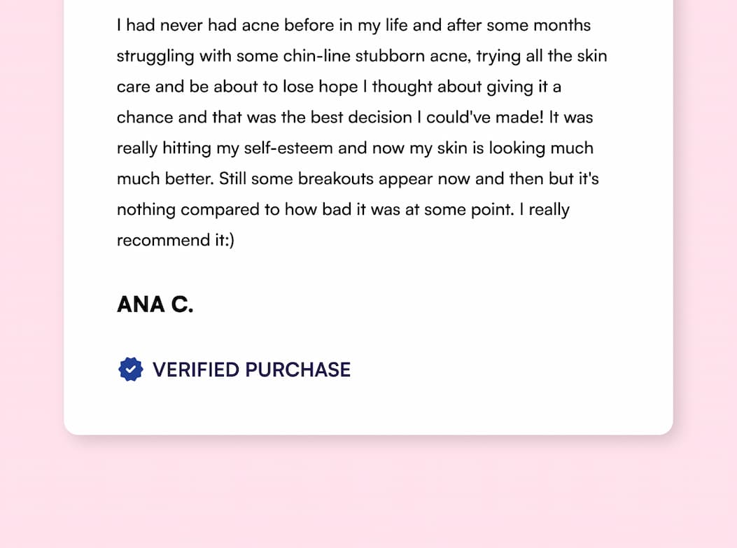 Ana's Testimonial