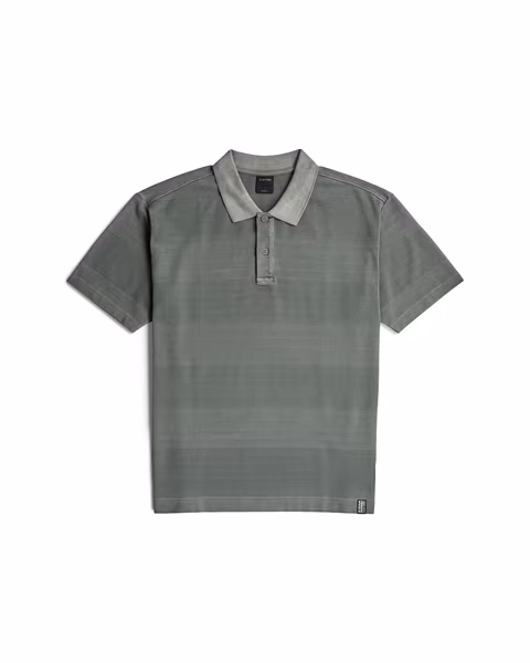 Washed Jacquard Relaxed Polo