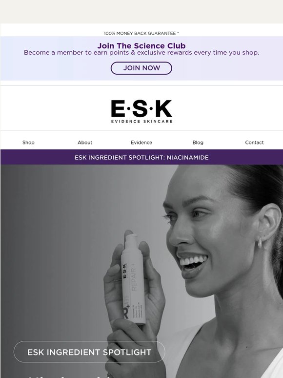 One ingredient. Every skin type.