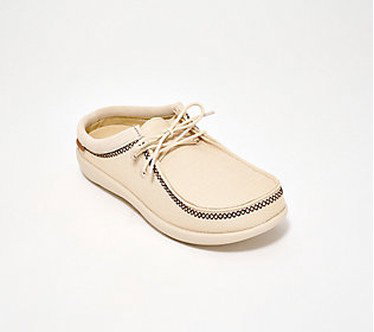 Revitalign Orthotic Canvas Stitched Mules - Siesta Surf