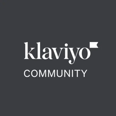 klaviyo community logo image for newsletter 