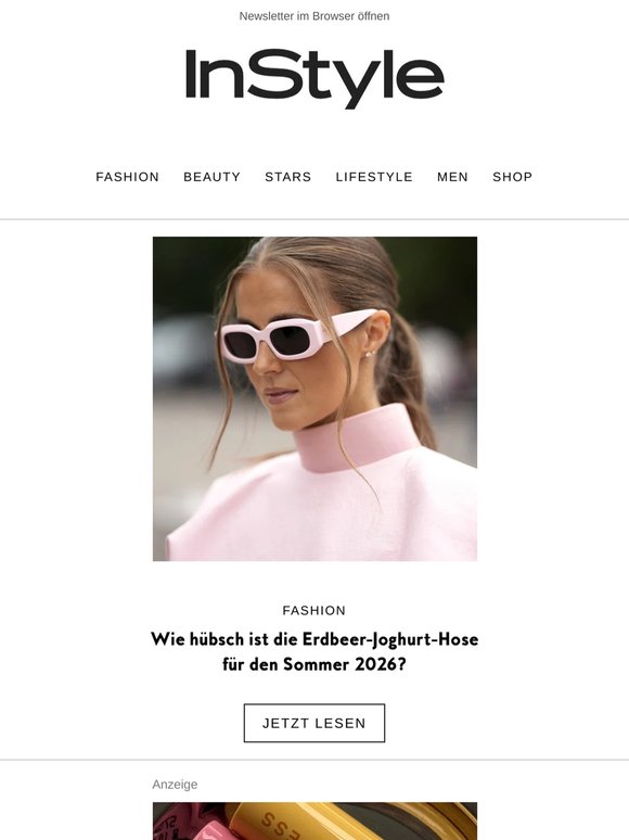 Wie hübsch ist die Erdbeer-Jogurt-Hose für den Sommer 2026?
