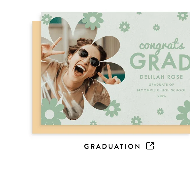 Browse Graduation Invitations and Announcements.