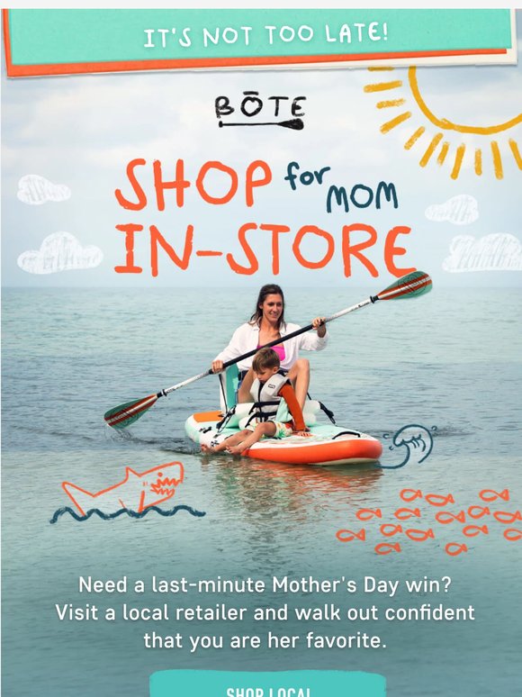 Make Mom’s Day, No Shipping Needed