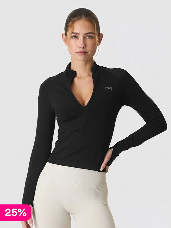ICIW Define Seamless Invisible 1/2 Zip Long Sleeve