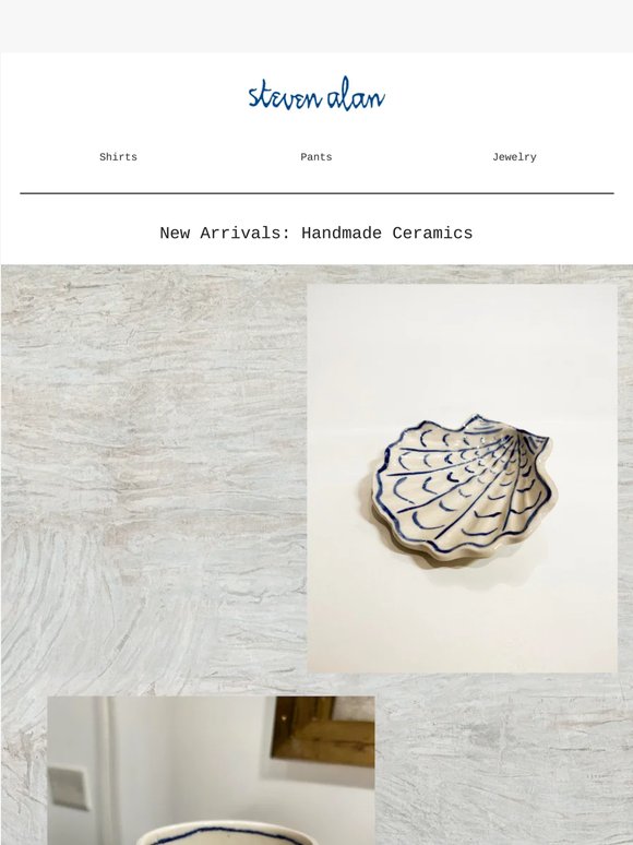 New Arrival: Handmade Ceramics by Rex Studio