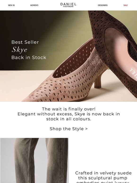 ‘Skye’ Back In Stock Alert