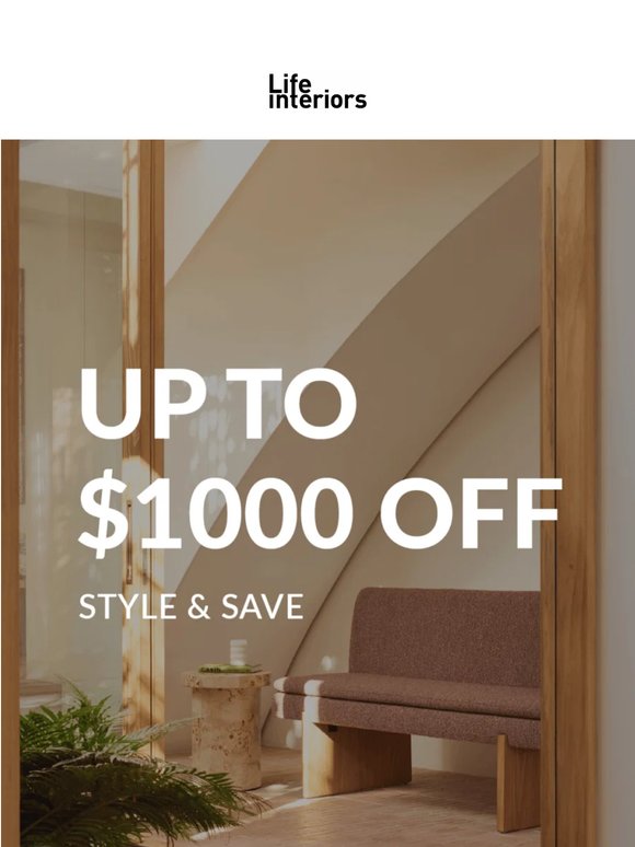 Style & Save Sale Ends Tomorrow!