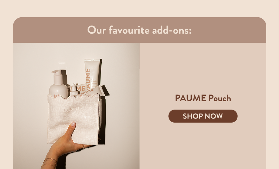 our fave add ons the paume pouch