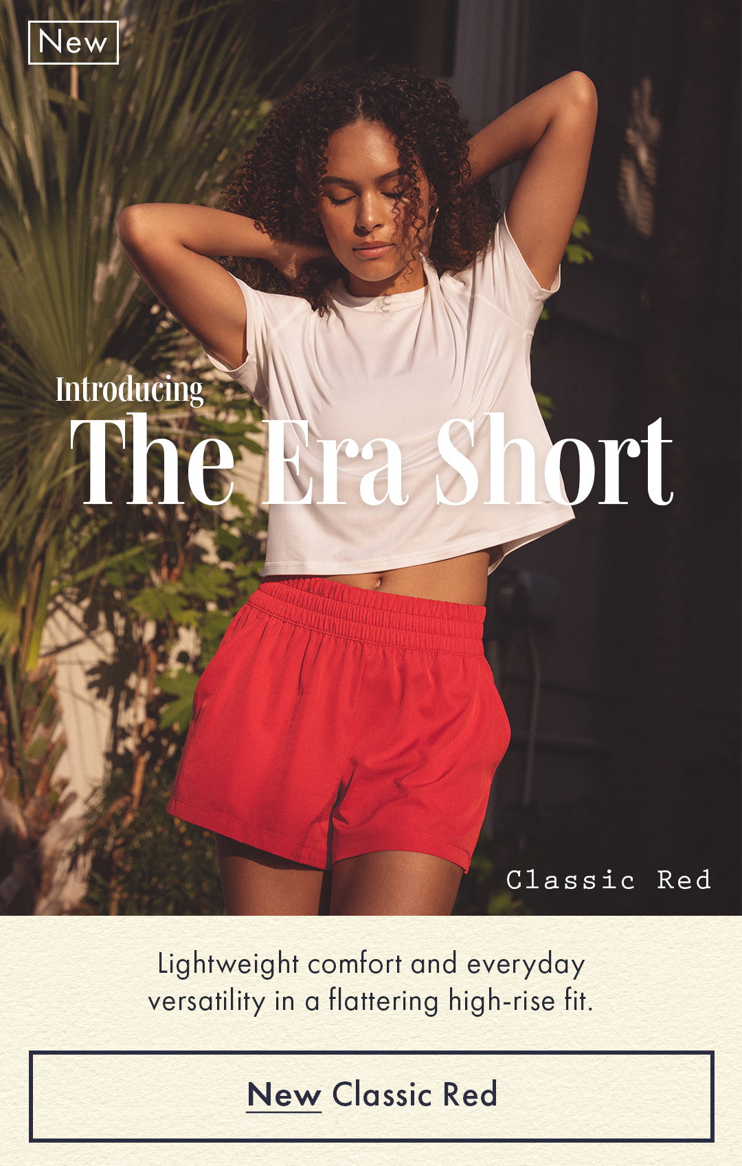 Classic Red | Era High-Rise Short