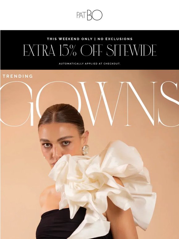 Floor-Sweeping Gowns