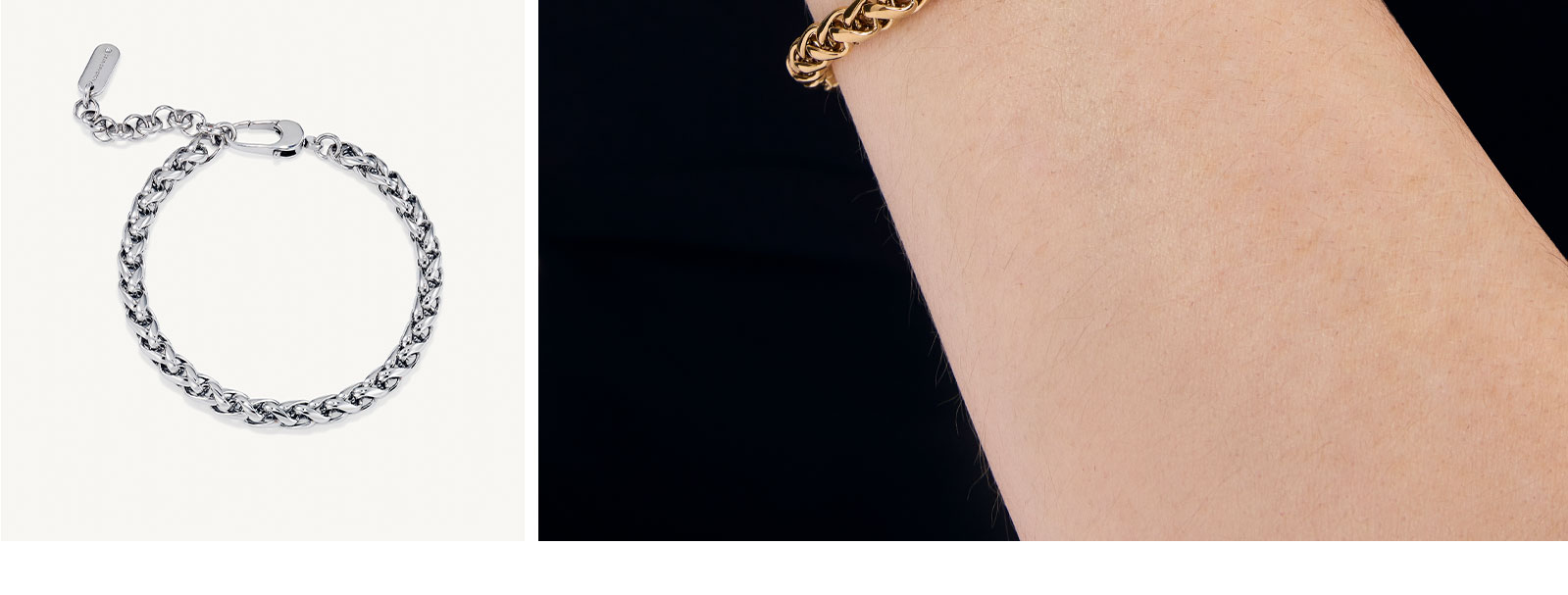 Milan Chain Bracelet Silver.
