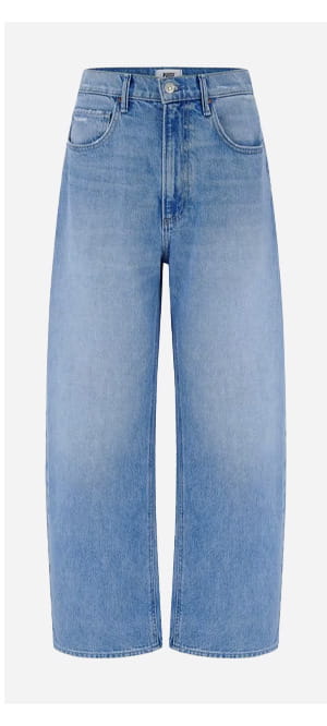Arellia Ankle Barrel Leg Jean In Fauve