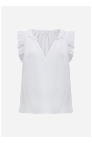 Bexie Top In White