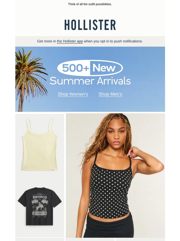 500+ new summer arrivals 😎