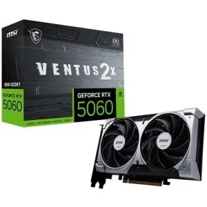 MSI GeForce RTX 5060 VENTUS 2X OC 8GB GDDR7 Reflex 2 RTX AI DLSS4